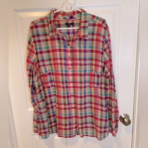 Gap Gingham Button Up